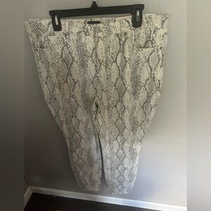 NYDJ Ami‎ Skinny Legging Jeans Sz 14 Snake Print Lift Tuck Stretchy NWT